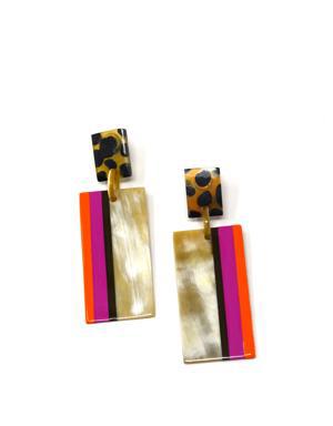 Miami Beach Cabana Earrings multi