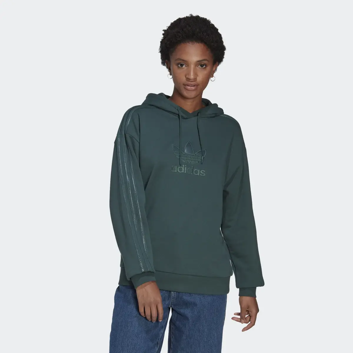 Adidas adicolor Trefoil Hoodie. 2