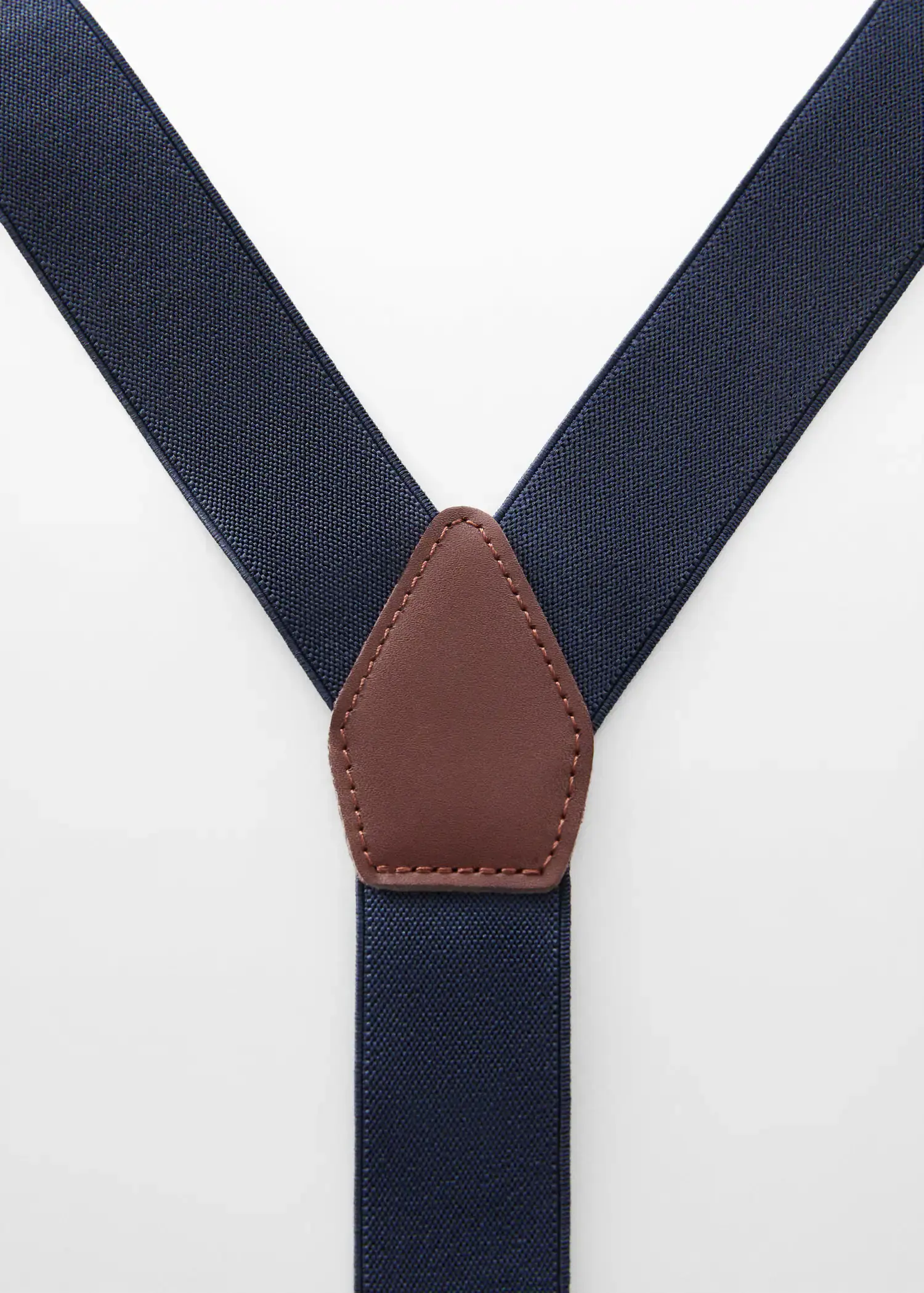 Mango Adjustable elastic straps with leather details. 2