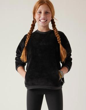 Athleta Girl Feelin &#39 Great 2.0 Sweatshirt black