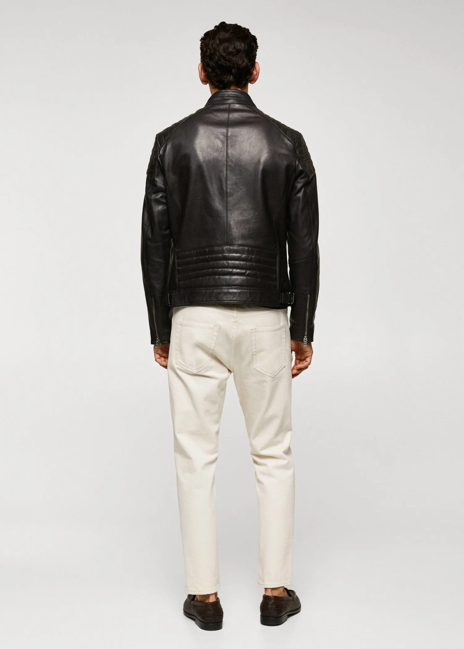 Mango Nappa leather jacket. 3