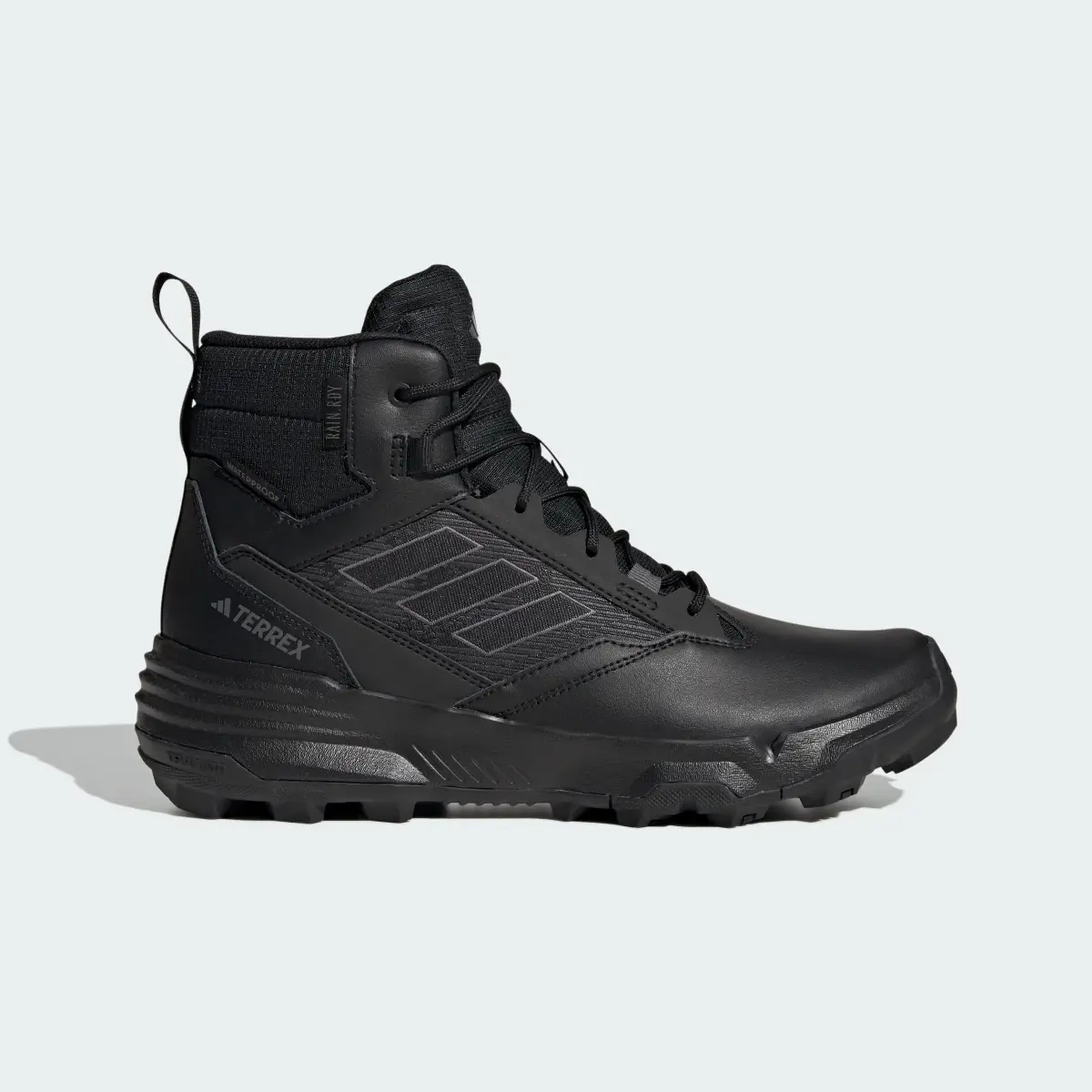 Adidas TERREX Unity Leather Mid RAIN.RDY Hiking Shoes. 2