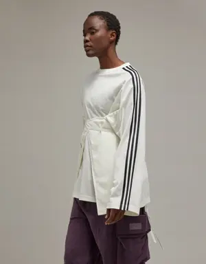 Y-3 Sail Closure Long Sleeve Tee