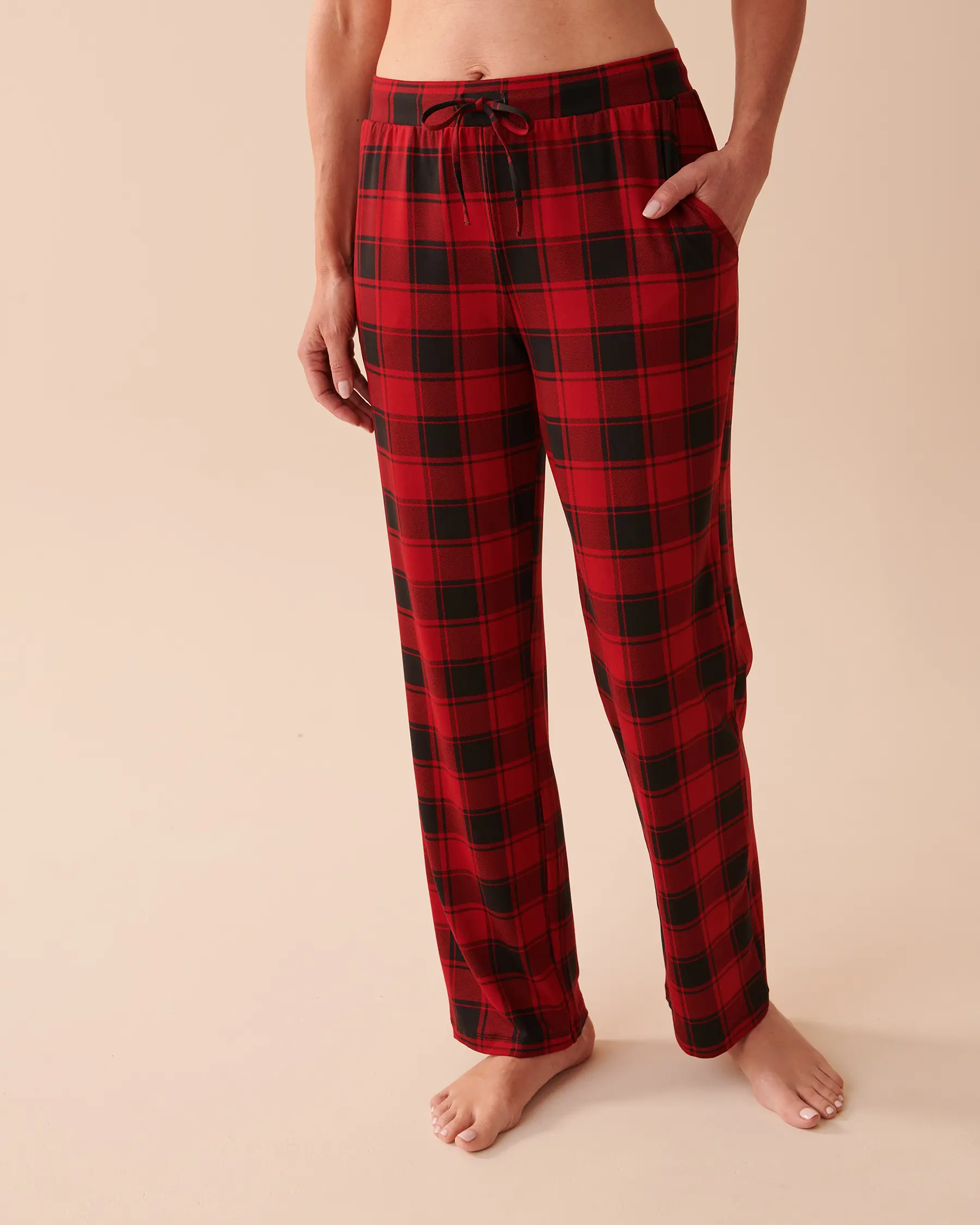 La Vie en Rose Buffalo Plaid Super Soft Pajama Pants. 1