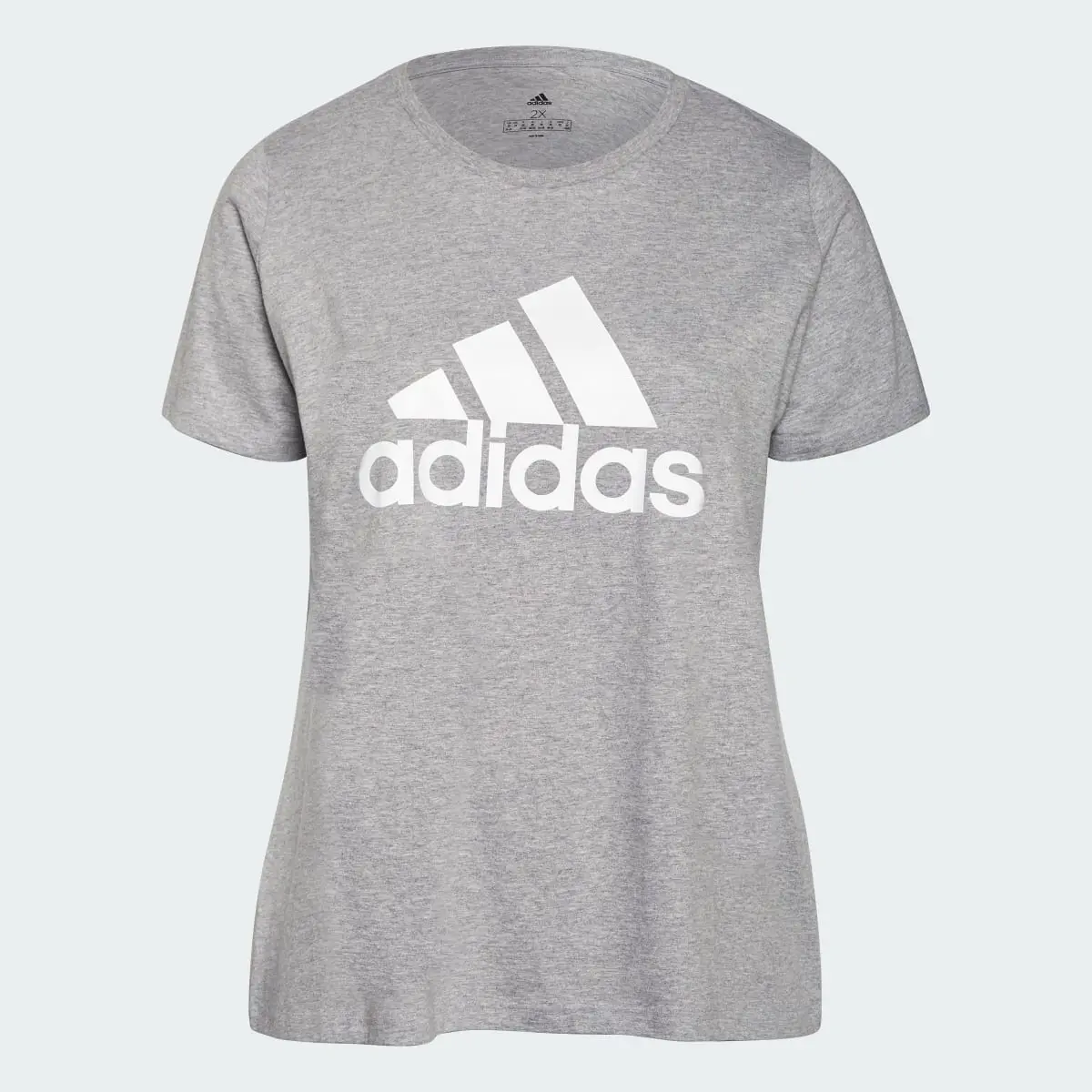 Adidas Essentials Logo Tee (Plus Size). 1
