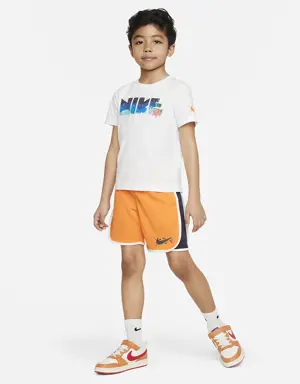 Nike Completo con shorts in mesh Nike Sportswear Coral Reef