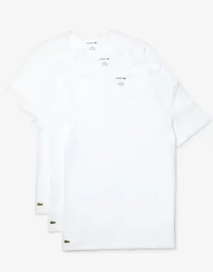 Men's Crew Neck Plain Cotton T-Shirt 3-Pack
