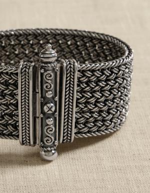 Austronesia Bracelet &#124 ethnopur silver