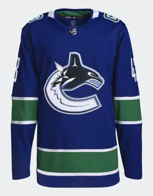 Adidas Canucks Hughes Home Authentic Jersey