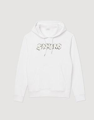Embroidered Sandro hoodie Login to add to Wish list