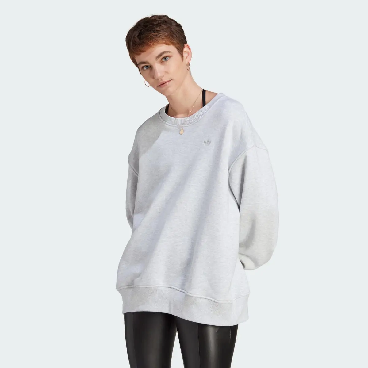 Oversized sweatshirt adidas deals