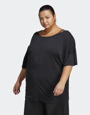 Adidas Yoga Studio Oversized T-Shirt (Plus Size). 2 Adidas Yoga Studio Oversized T-Shirt (Plus Size). 2