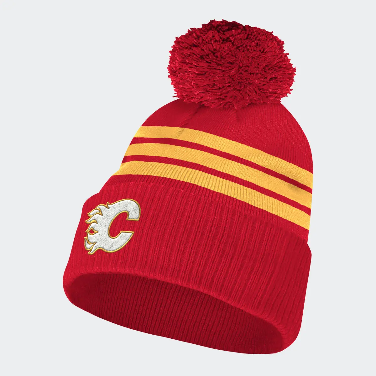 Adidas Flames Cuffed Pom Beanie. 2