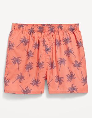 Old Navy Printed Soft-Washed Boxer Shorts for Men -- 3.75-inch inseam orange