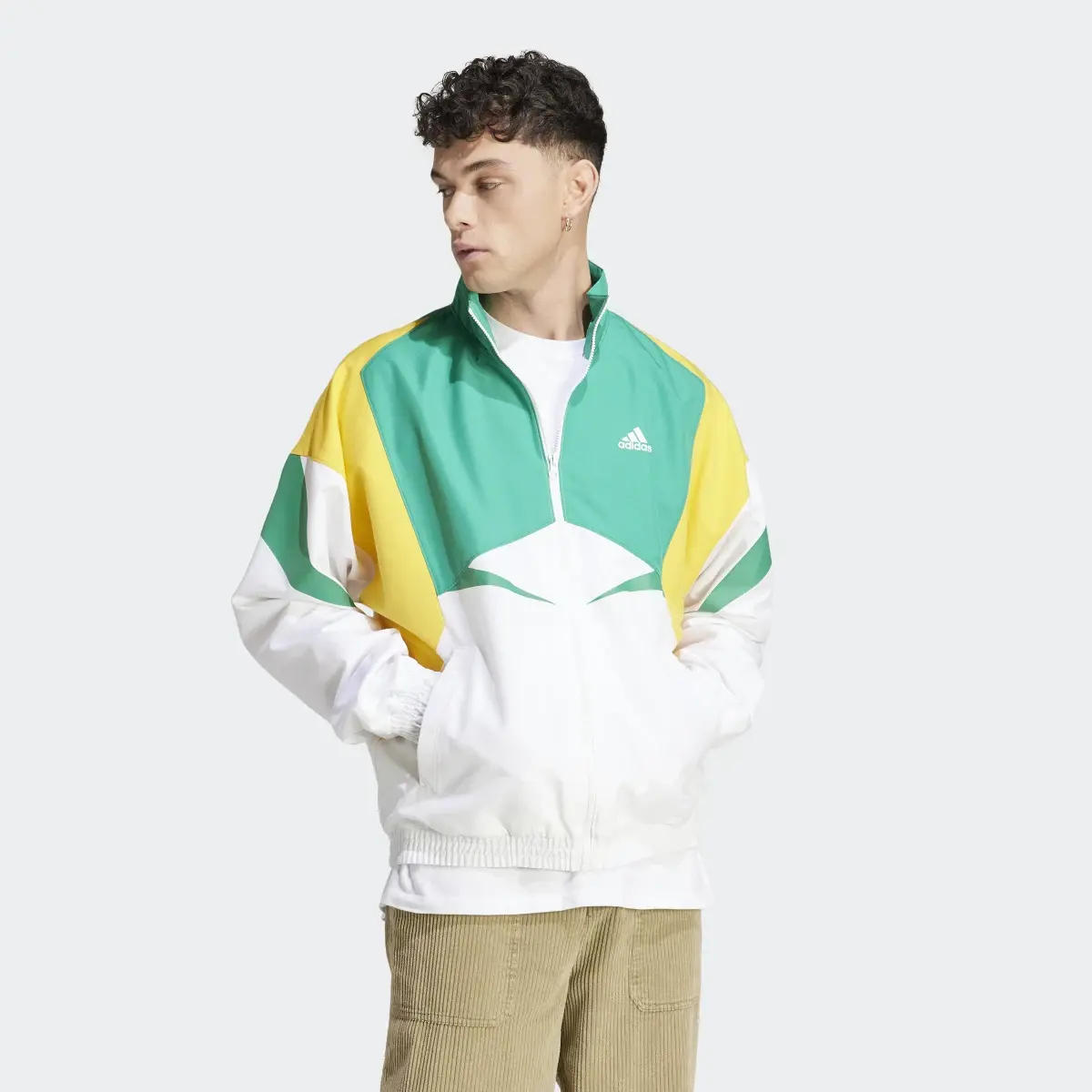 Adidas Colorblock Track Top. 2