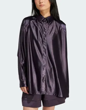 Oversized Satin Shirt