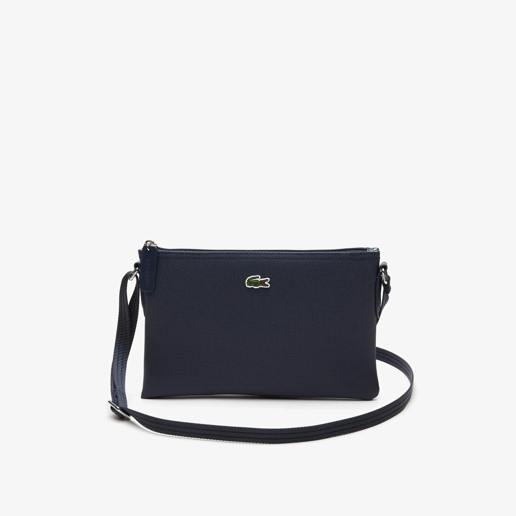 Lacoste Women's L.12.12 Concept Flat Crossbody Bag. 1 Lacoste Women's L.12.12 Concept Flat Crossbody Bag. 1