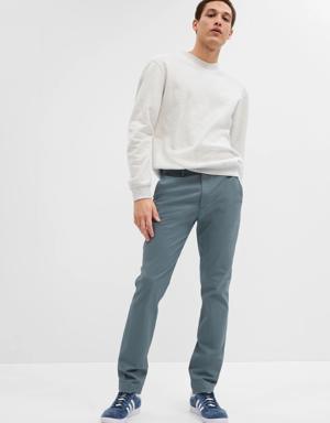 Modern Khakis in Skinny Fit with GapFlex blue