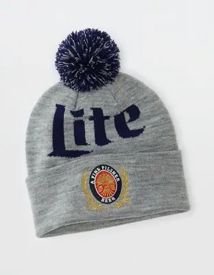 American Eagle Miller Lite Pom Beanie. 1