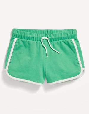 Old Navy French Terry Dolphin-Hem Cheer Shorts for Girls green