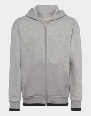 Adidas All SZN Fleece Full-Zip Track Top. 3 Adidas All SZN Fleece Full-Zip Track Top. 3