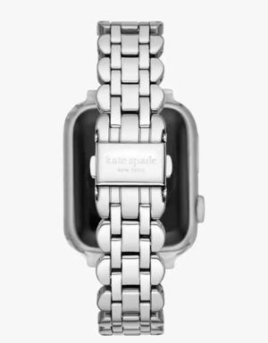 Silver Scallop Link Stainless Steel Bracelet 38/40mm Band For Apple Watch®