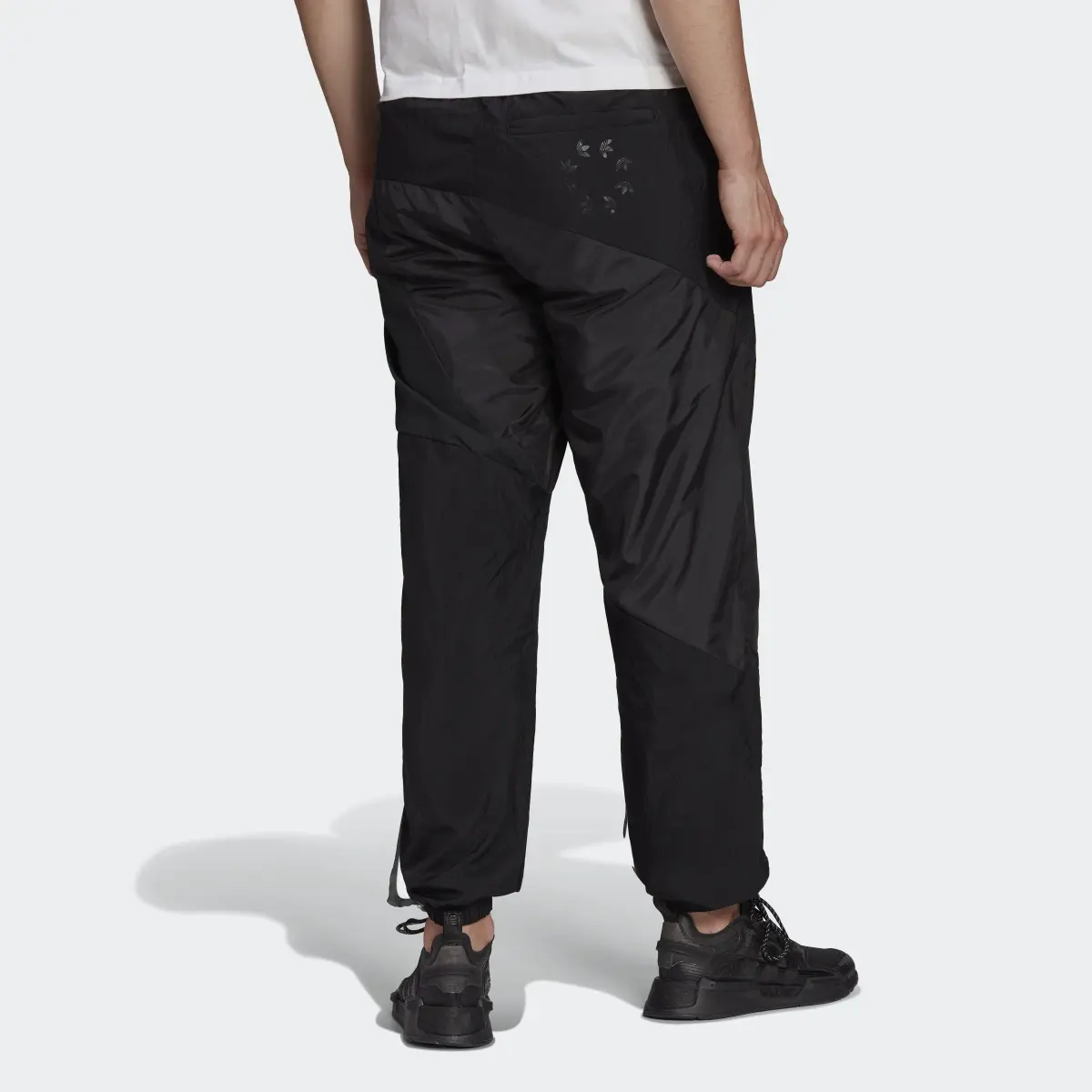 Adidas Adicolor Fabric Block Full Woven Track Pants. 2