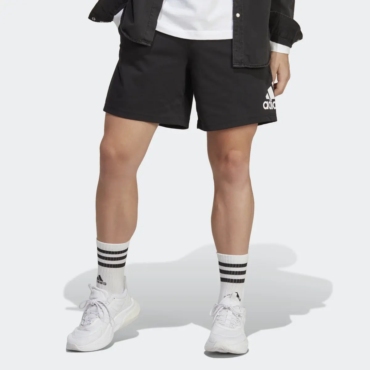 Adidas Essentials Logo Shorts. 1