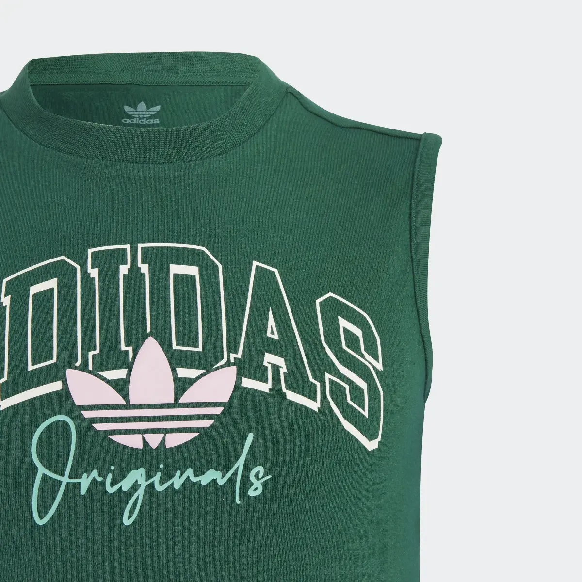 Adidas Collegiate Graphic Pack Crop Top. 3