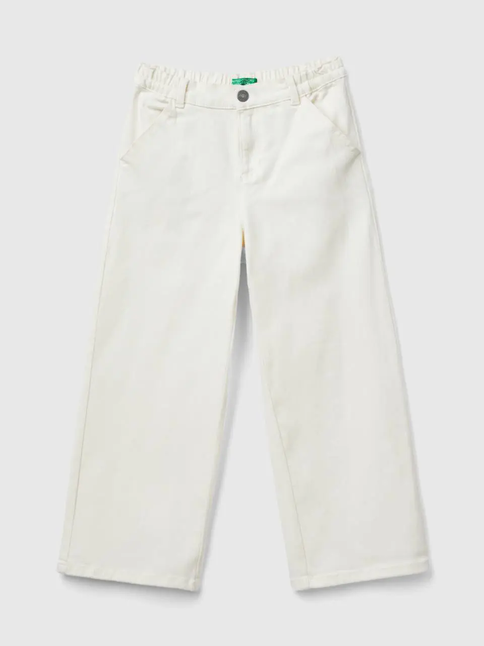 Benetton high-waisted straight fit trousers. 1