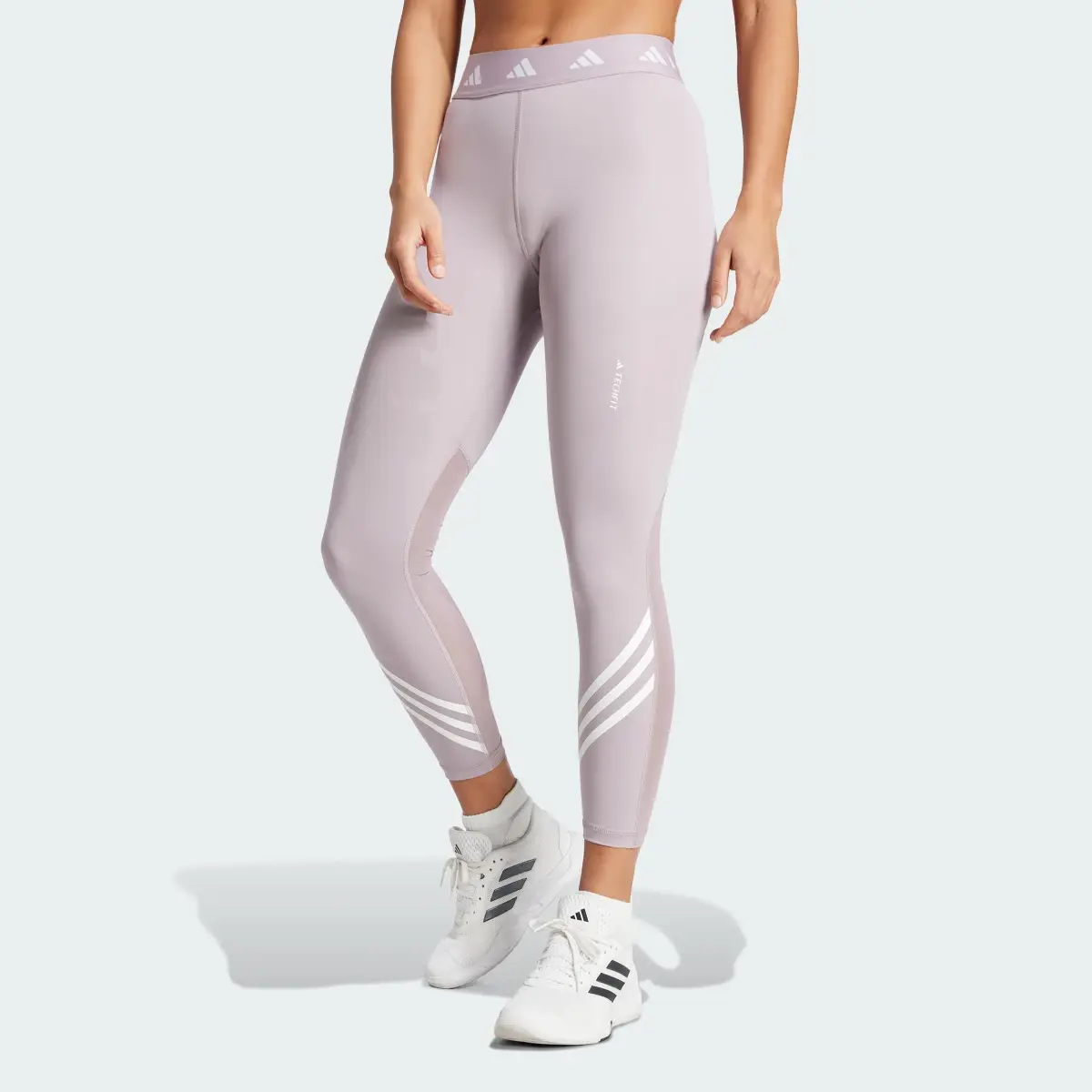 Adidas Techfit 3-Stripes Leggings. 2