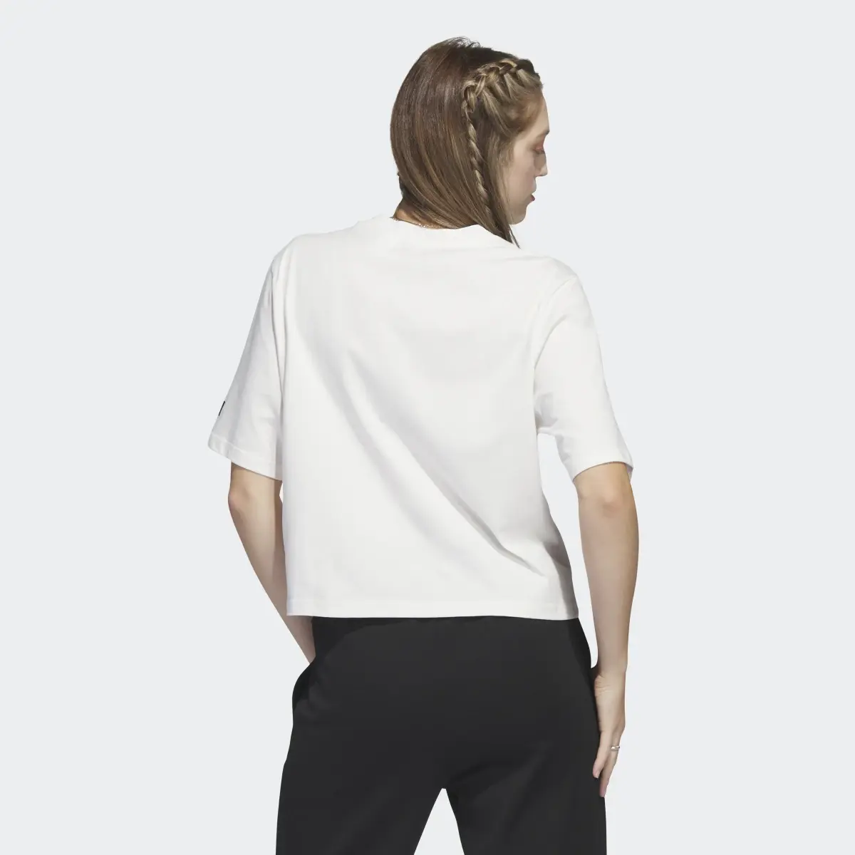 Adidas Marimekko Crop T-Shirt. 3