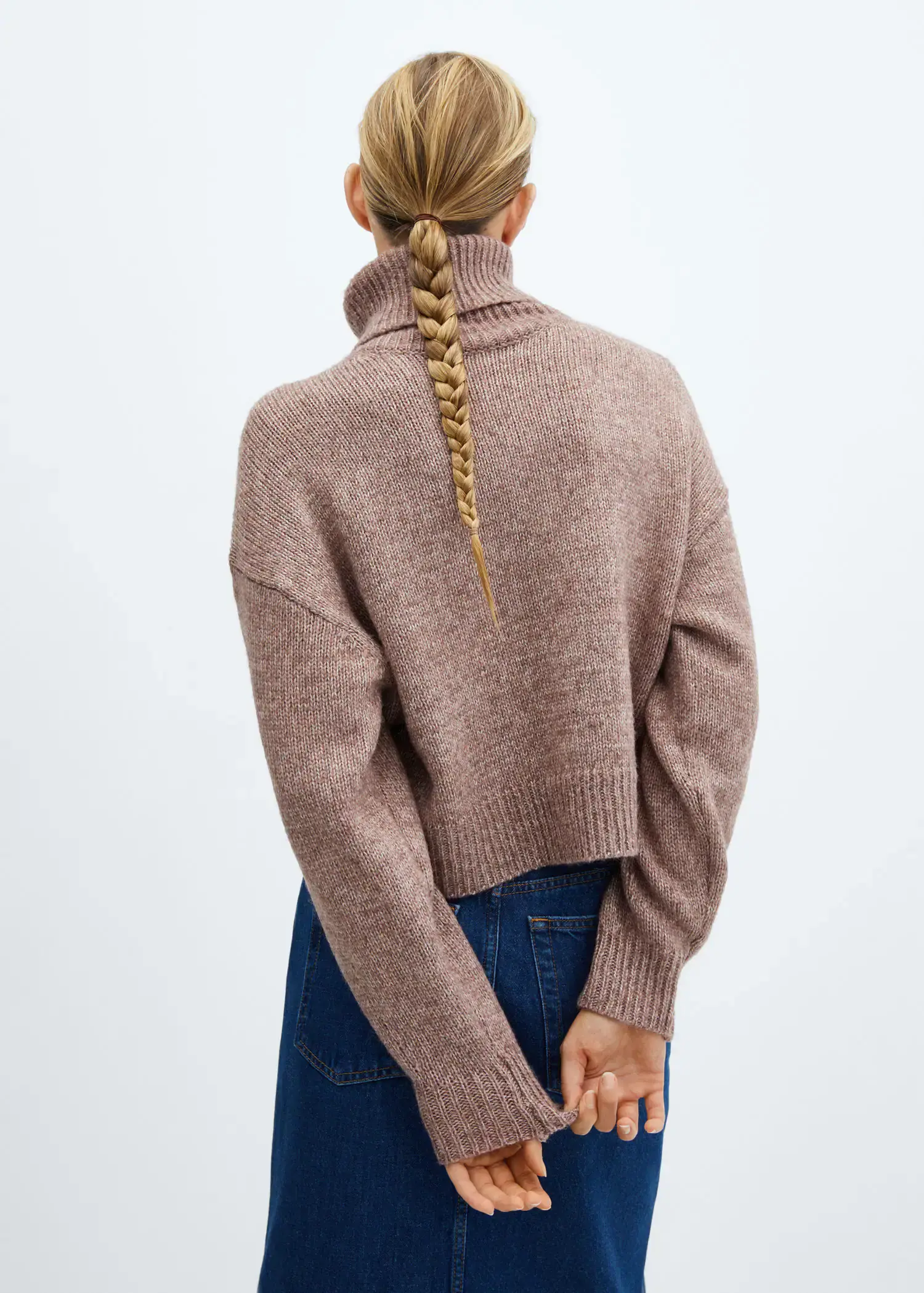 Mango Turtleneck knitted sweater. 3