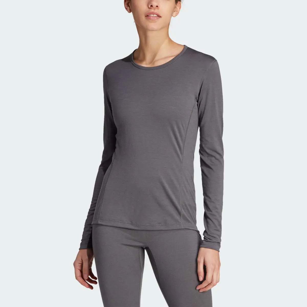 Adidas Terrex Xperior Merino 200 Baselayer Long Sleeve Long-Sleeve Top. 1