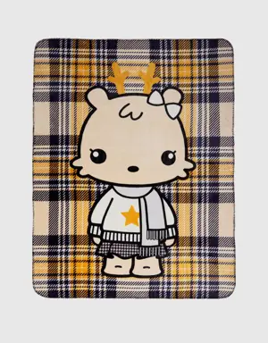 tartan blanket with mascot