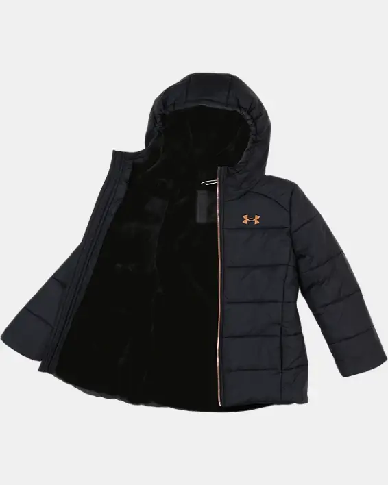 Under Armour Little Girls' UA Willow Puffer Jacket. 2