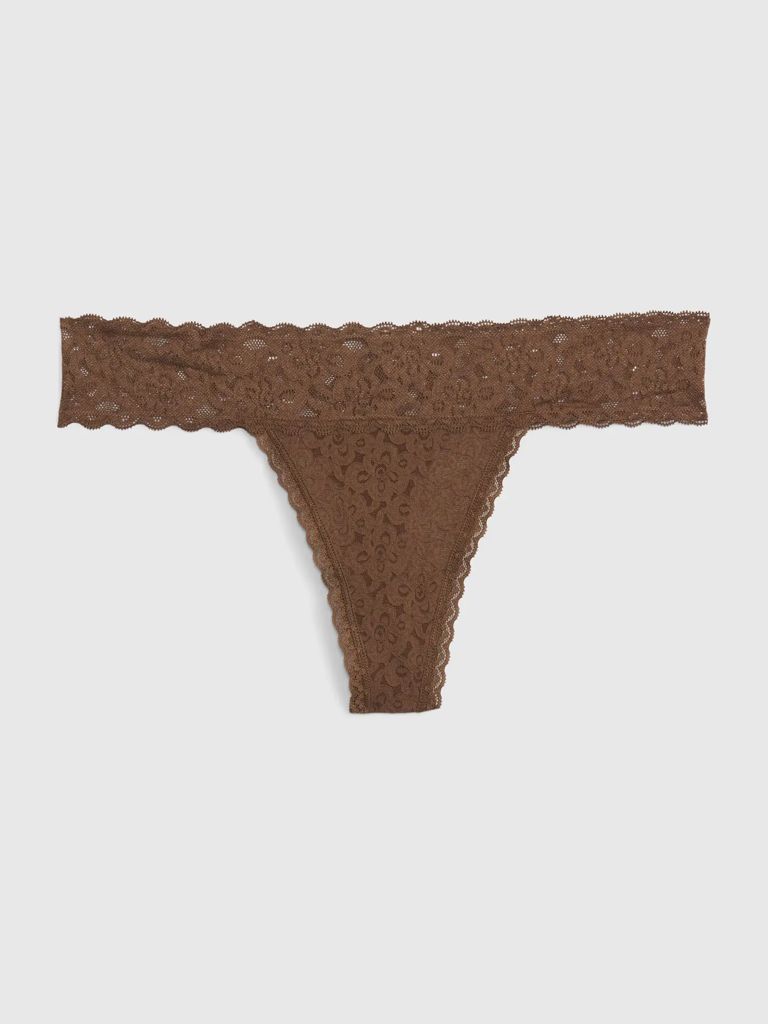 Gap Lace Thong brown. 1