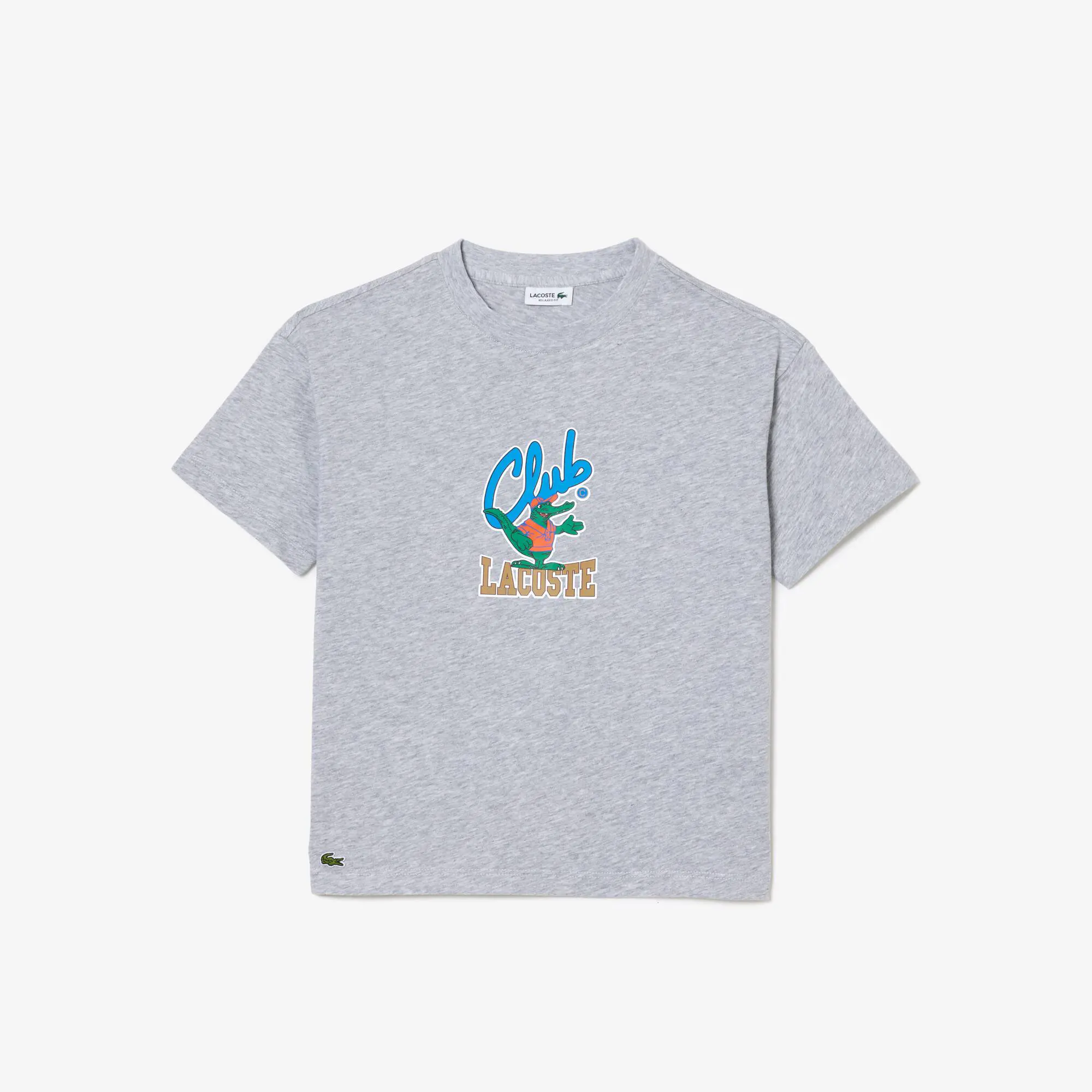 Lacoste T-shirt com estampado da mascote. 1