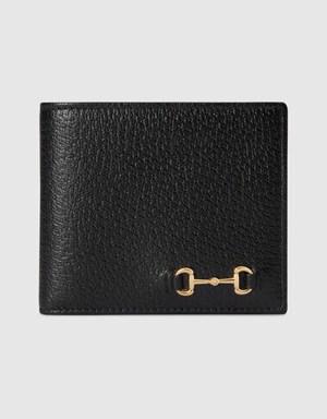 Bi-fold wallet with Horsebit