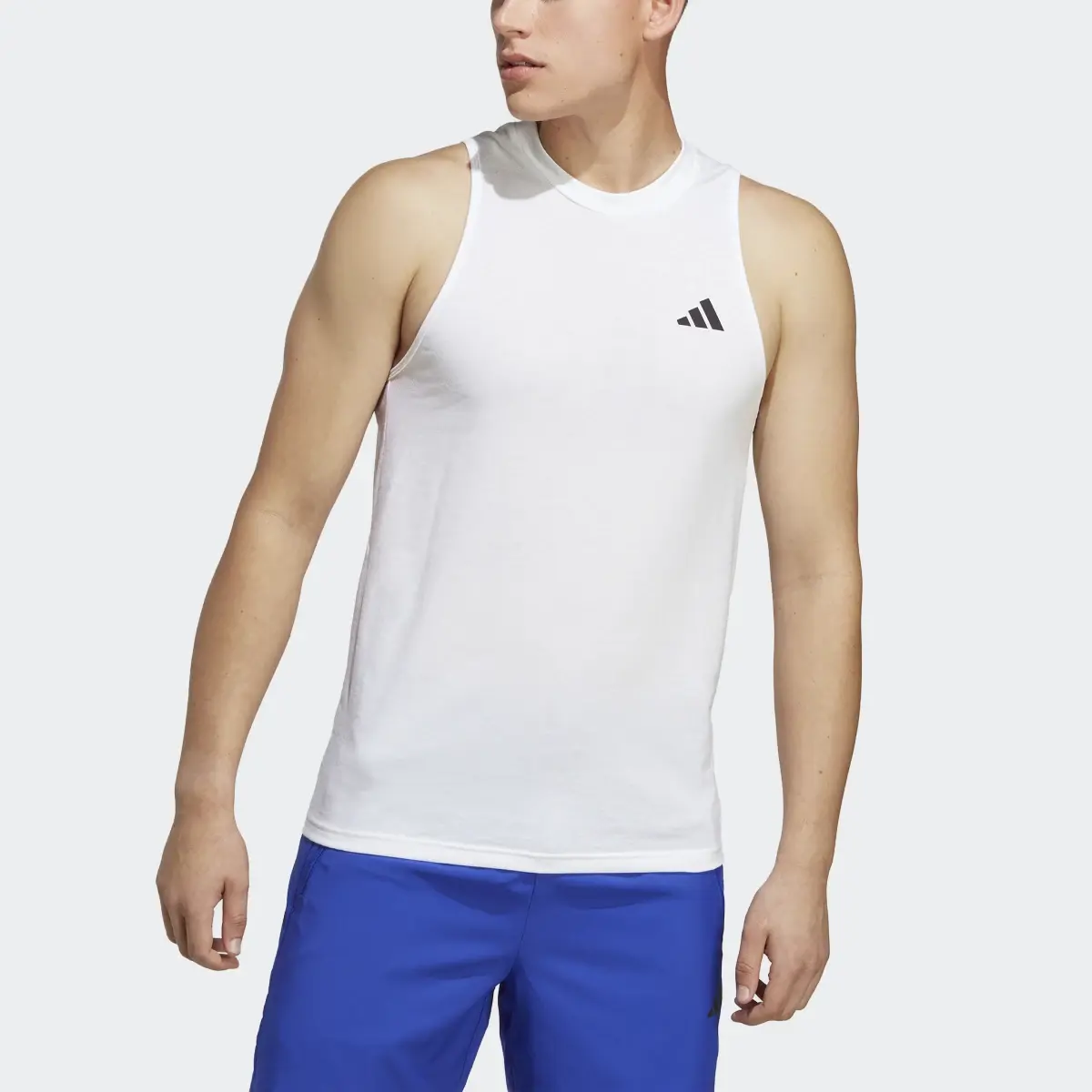 Adidas T-shirt da allenamento Train Essentials Feelready Sleeveless. 1