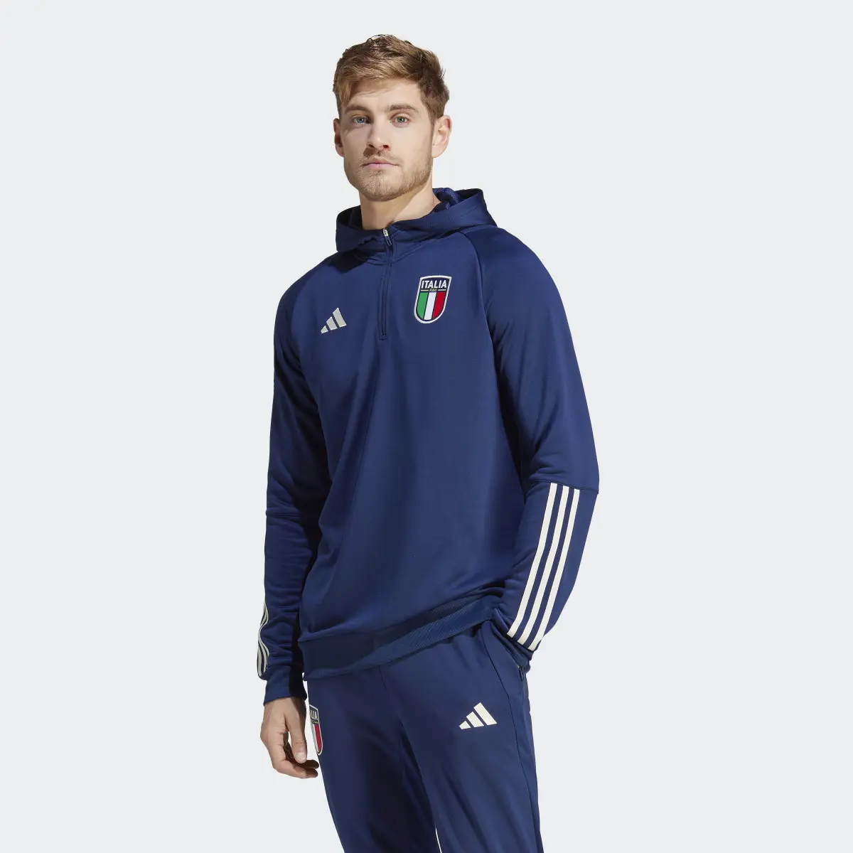 Adidas Sudadera con Gorro Tiro 23 Italia. 2