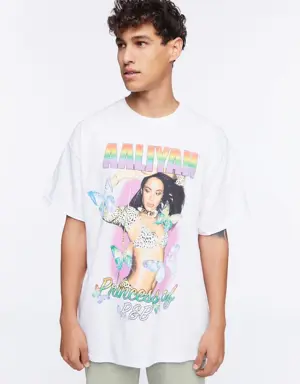 Forever 21 Rainbow Aaliyah Graphic Tee White/Multi