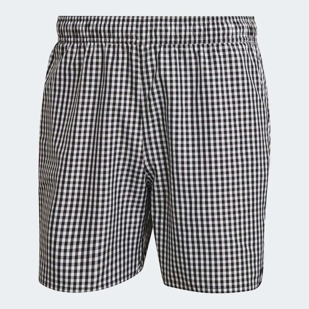 Adidas Check Swim Shorts. 1