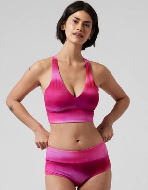 Athleta Plunge Bikini Top D&#45DD pink