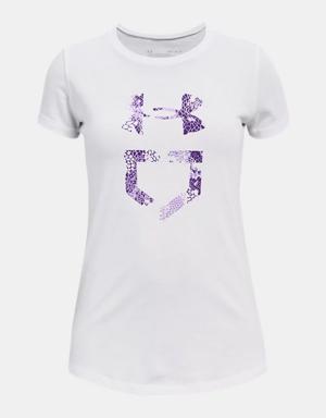 Girls' UA Softball Graphic Branded T-Shirt