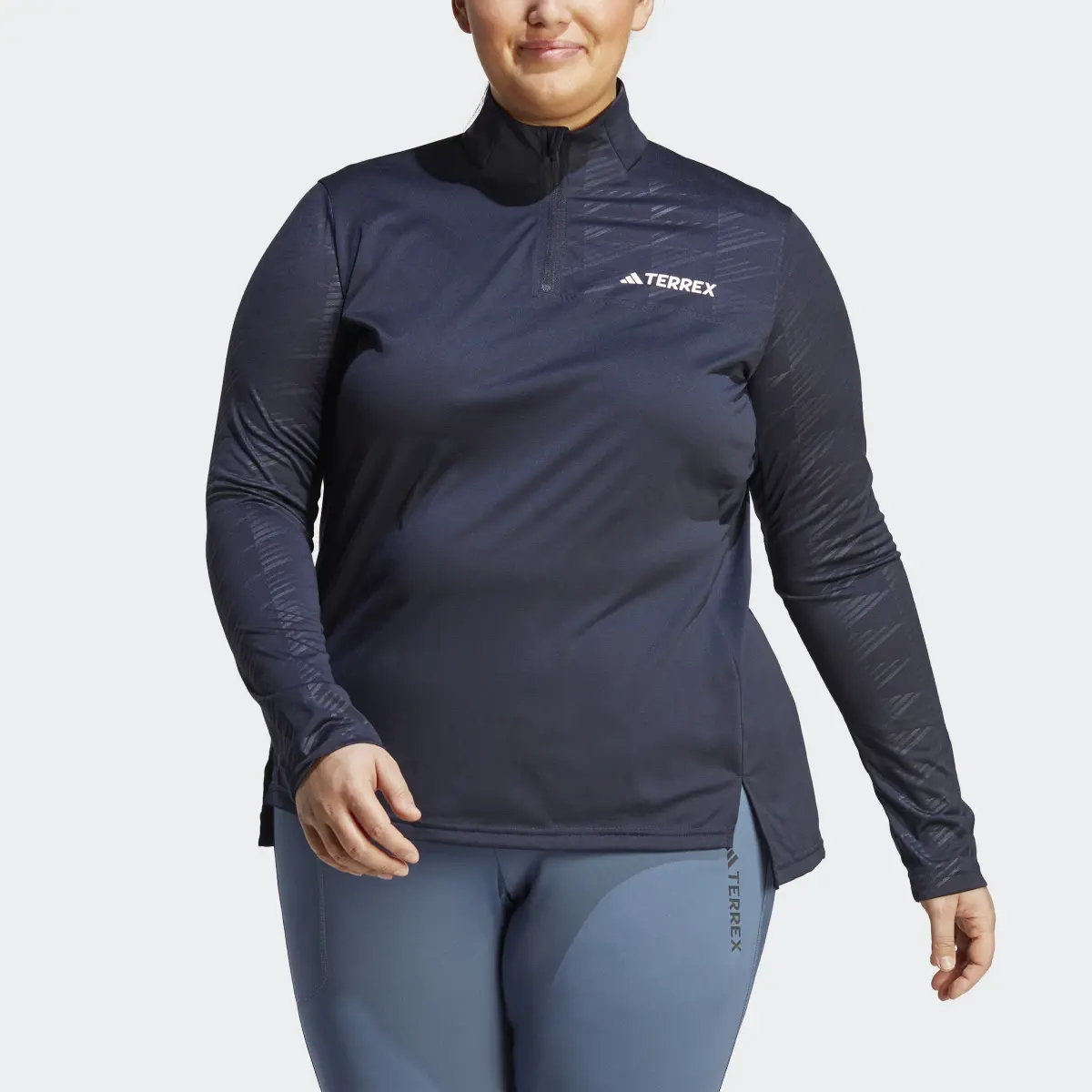 Adidas Maglia Terrex Multi Half-Zip Long Sleeve (Curvy). 1