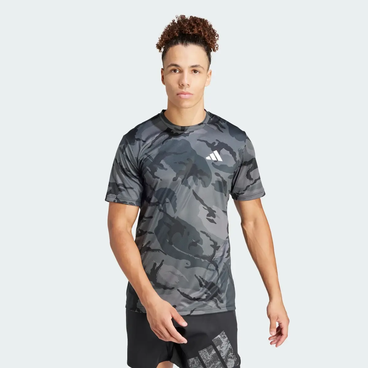 Adidas Train Essentials Seasonal Camo Tee. 2