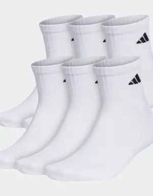 Athletic Cushioned Quarter Socks 6 Pairs