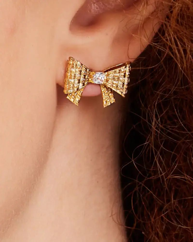 Kate Spade Wrapped In A Bow Studs. 2 Kate Spade Wrapped In A Bow Studs. 2