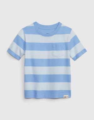 Gap Toddler 100% Organic Cotton Mix and Match Graphic T-Shirt blue